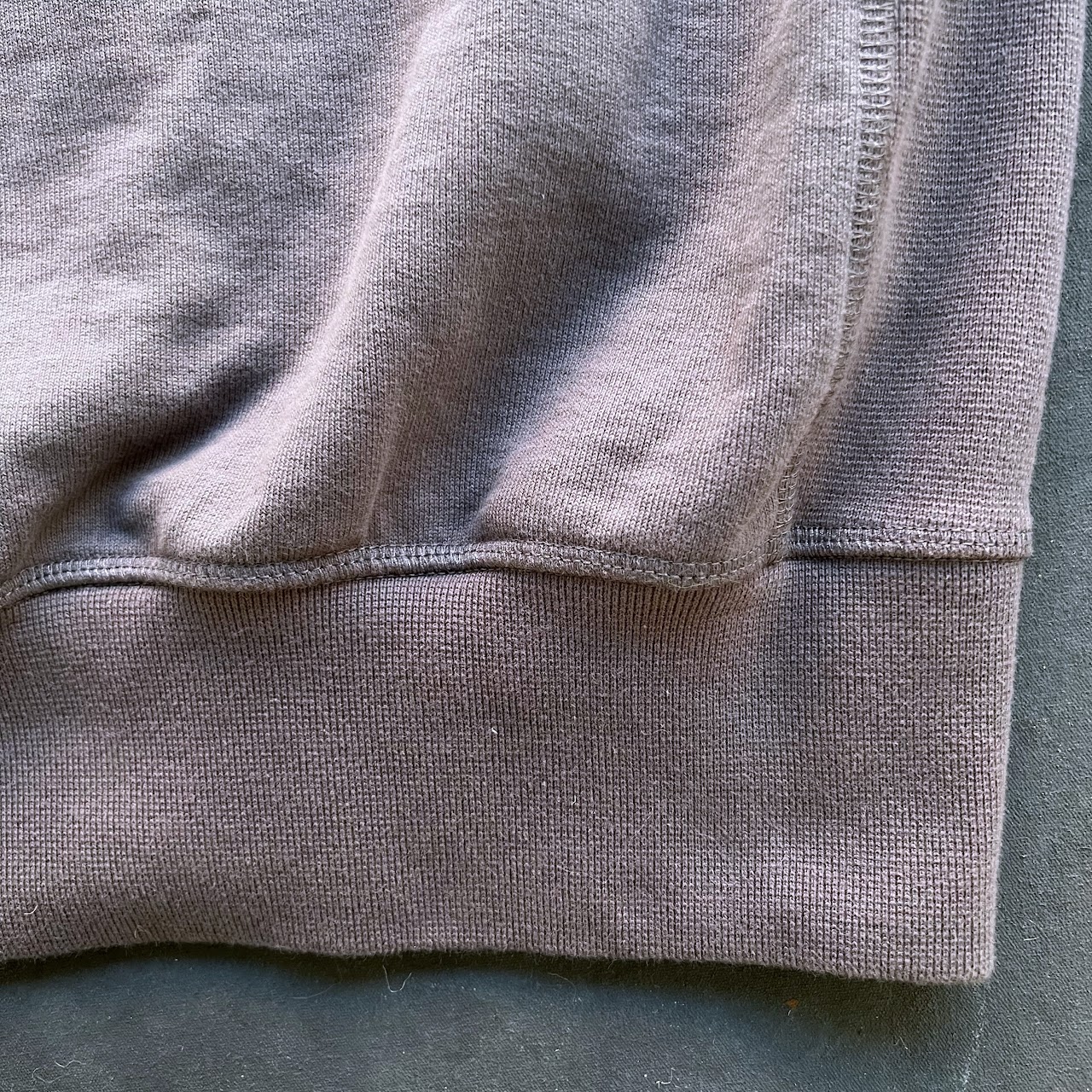 Prada Oversized Grey Garment-Dyed Cotton Sweatshirt