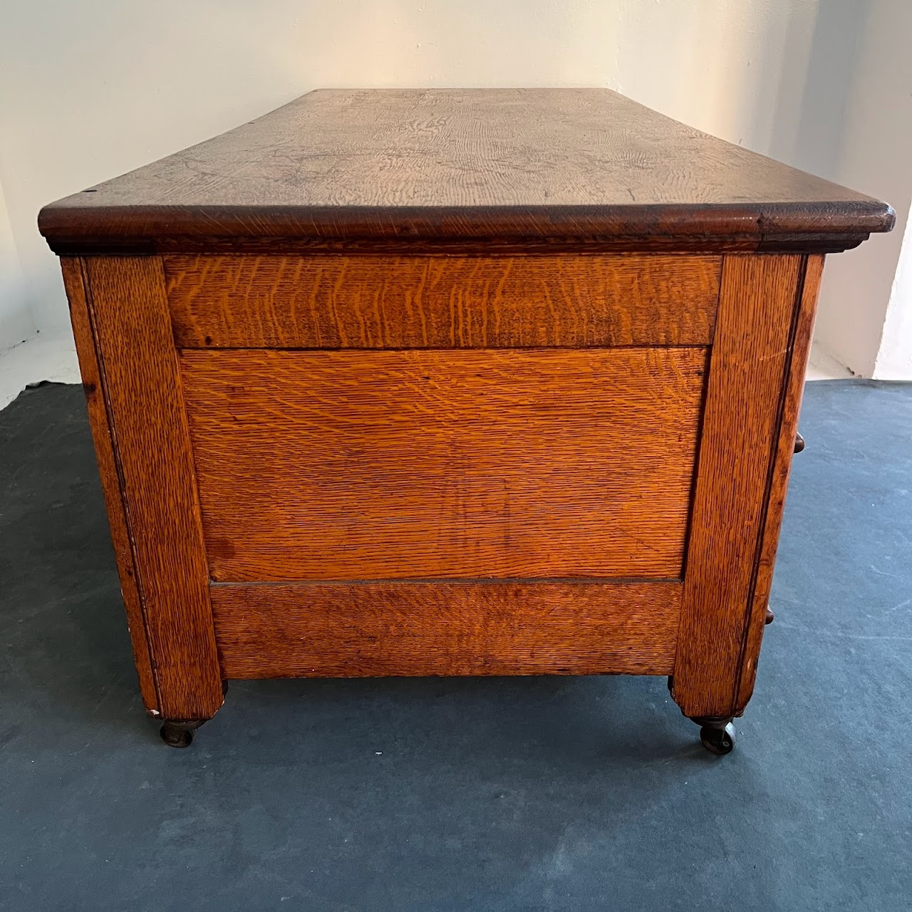 Quarter Sawn Oak Antique Two Drawer Chest