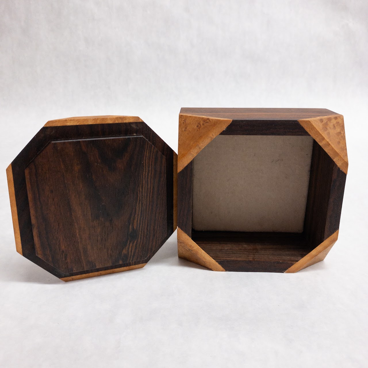 Rosewood, Birdseye Maple, and Oak Wood Box