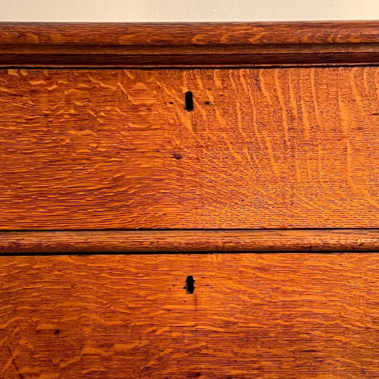 Quarter Sawn Oak Antique Two Drawer Chest