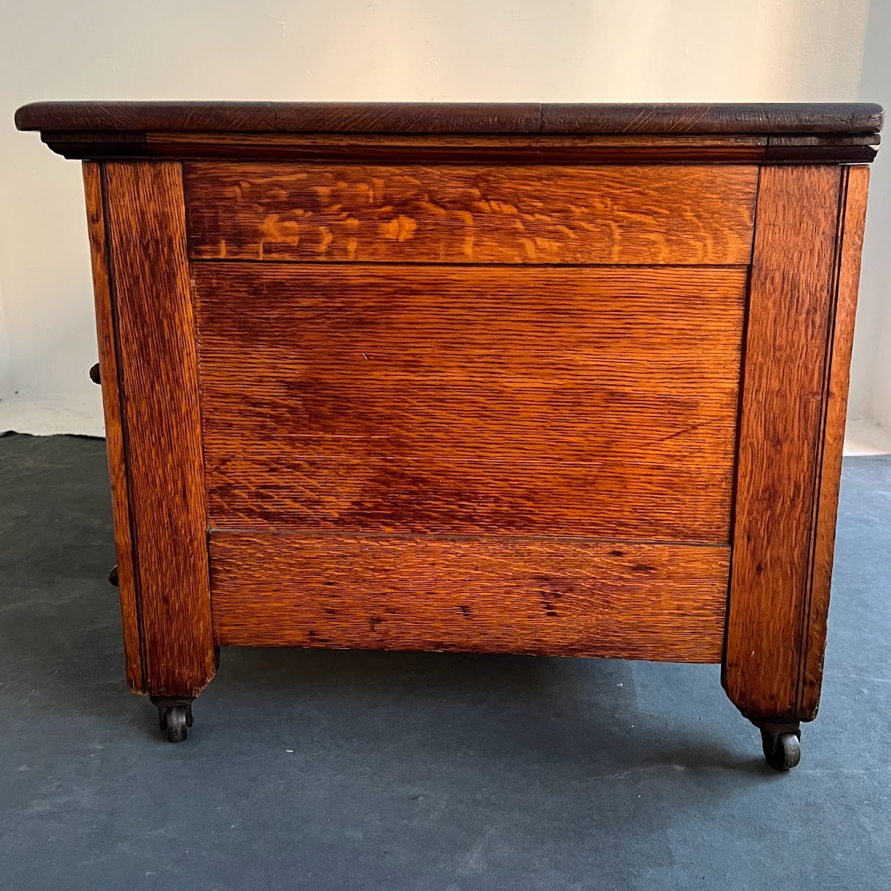 Quarter Sawn Oak Antique Two Drawer Chest