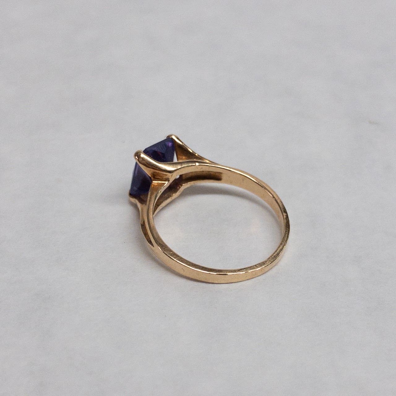 10K Gold and Amethyst Ring