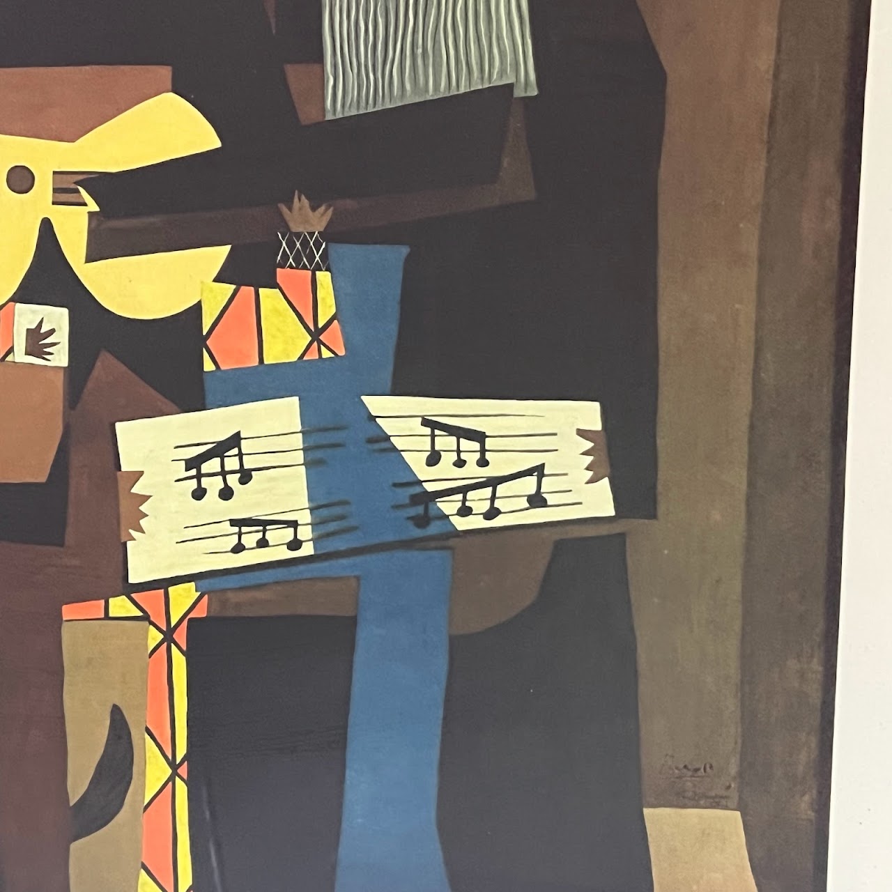 Picasso 'Three Musicians' Framed Poster