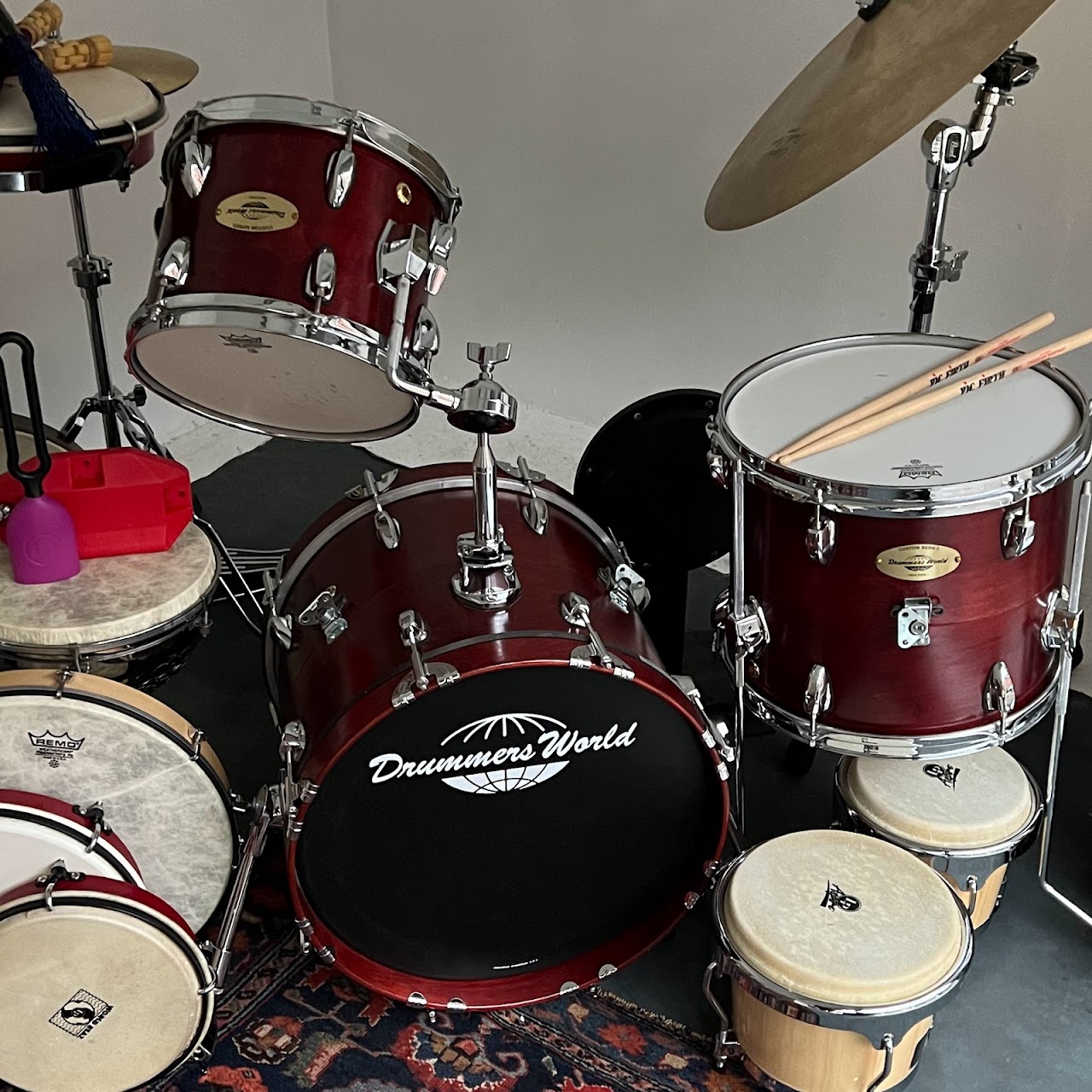 23-Piece Drum Set