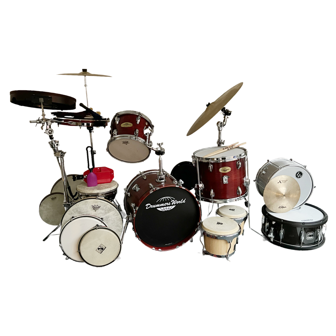 23-Piece Drum Set