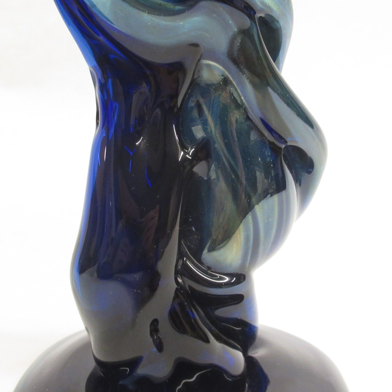 Art Glass Swirl Vase