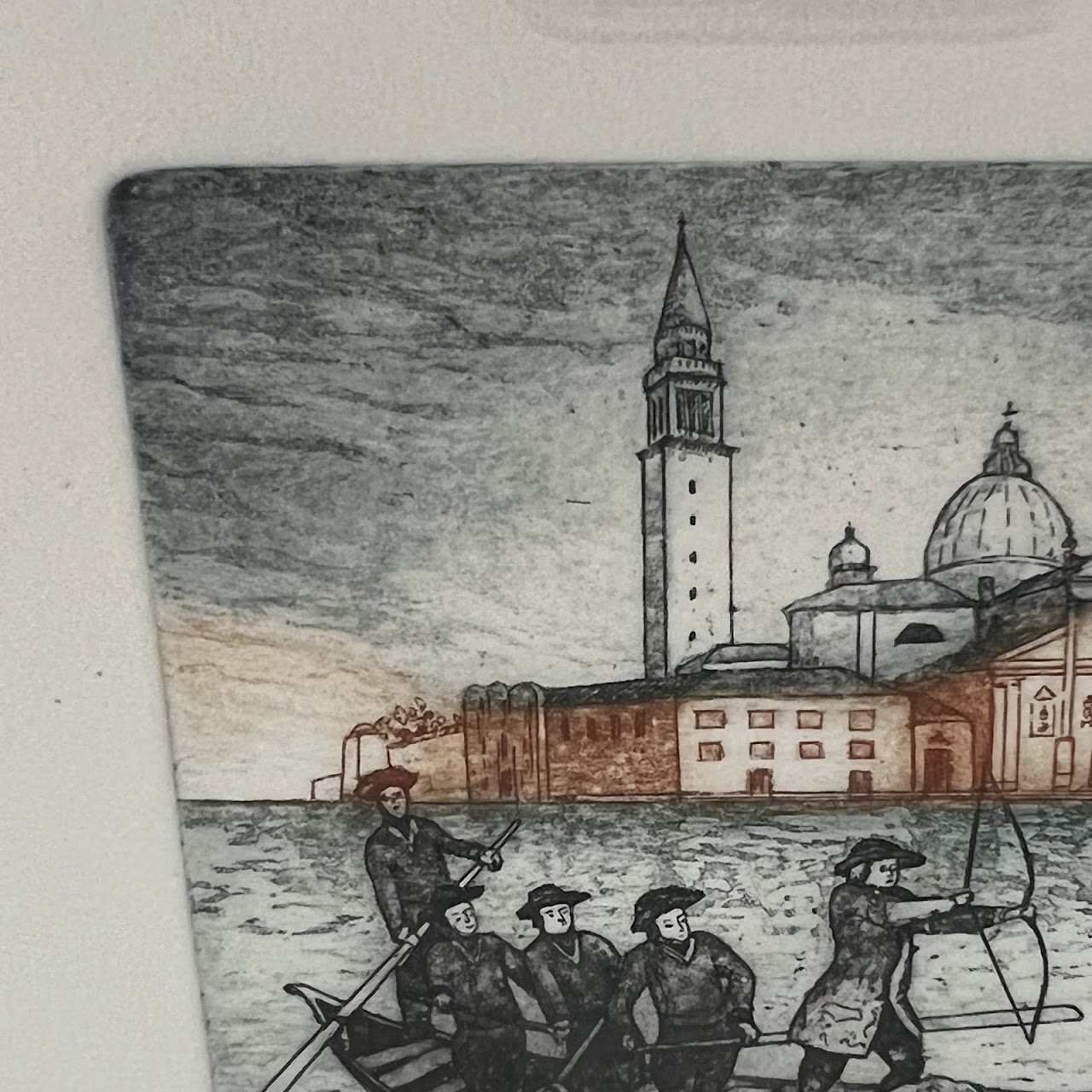 Signed Venetian Etching #1