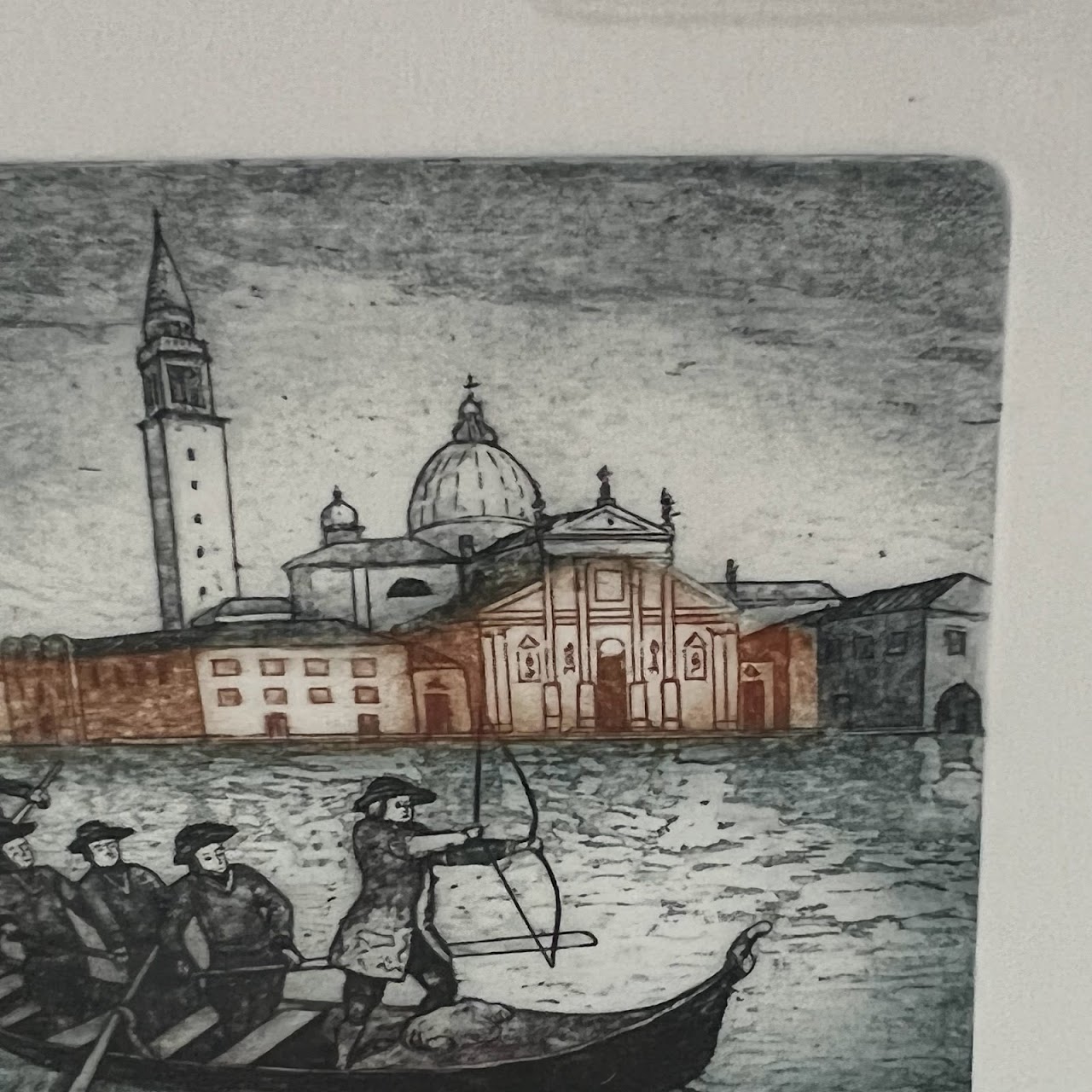 Signed Venetian Etching #1