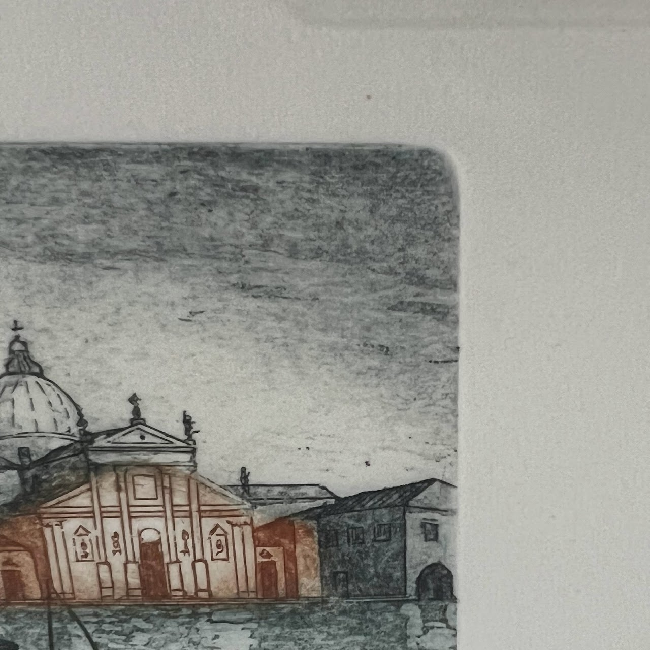 Signed Venetian Etching #1