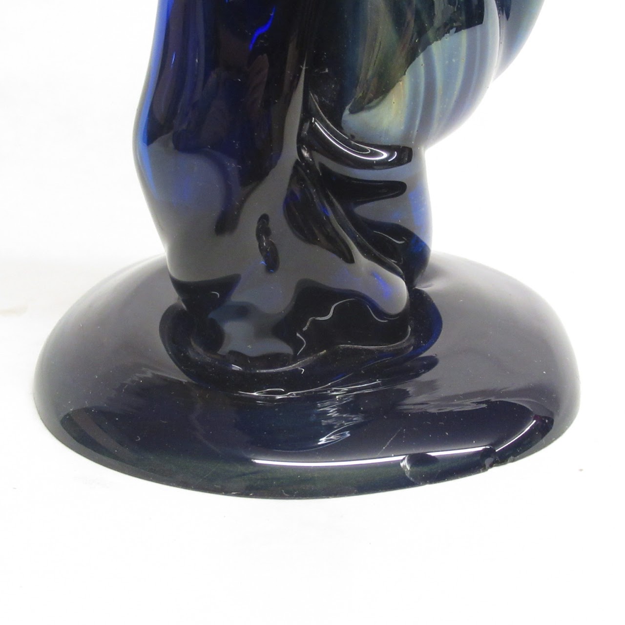 Art Glass Swirl Vase