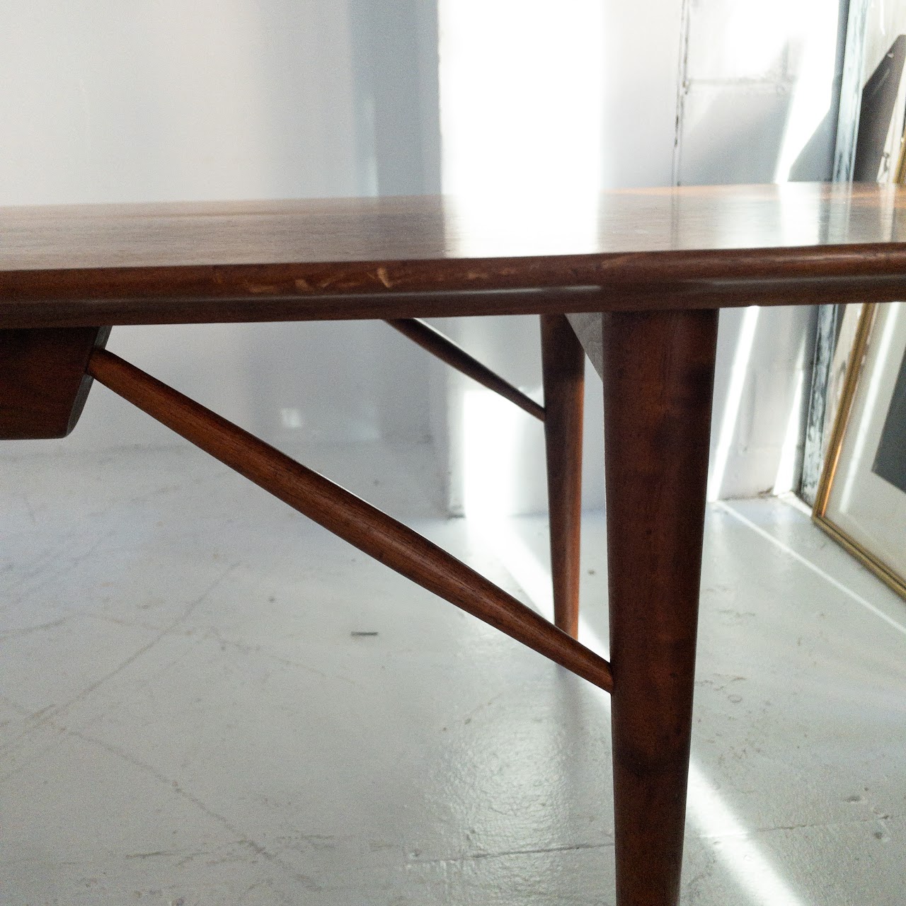 Mid Century-Style Walnut Coffee Table