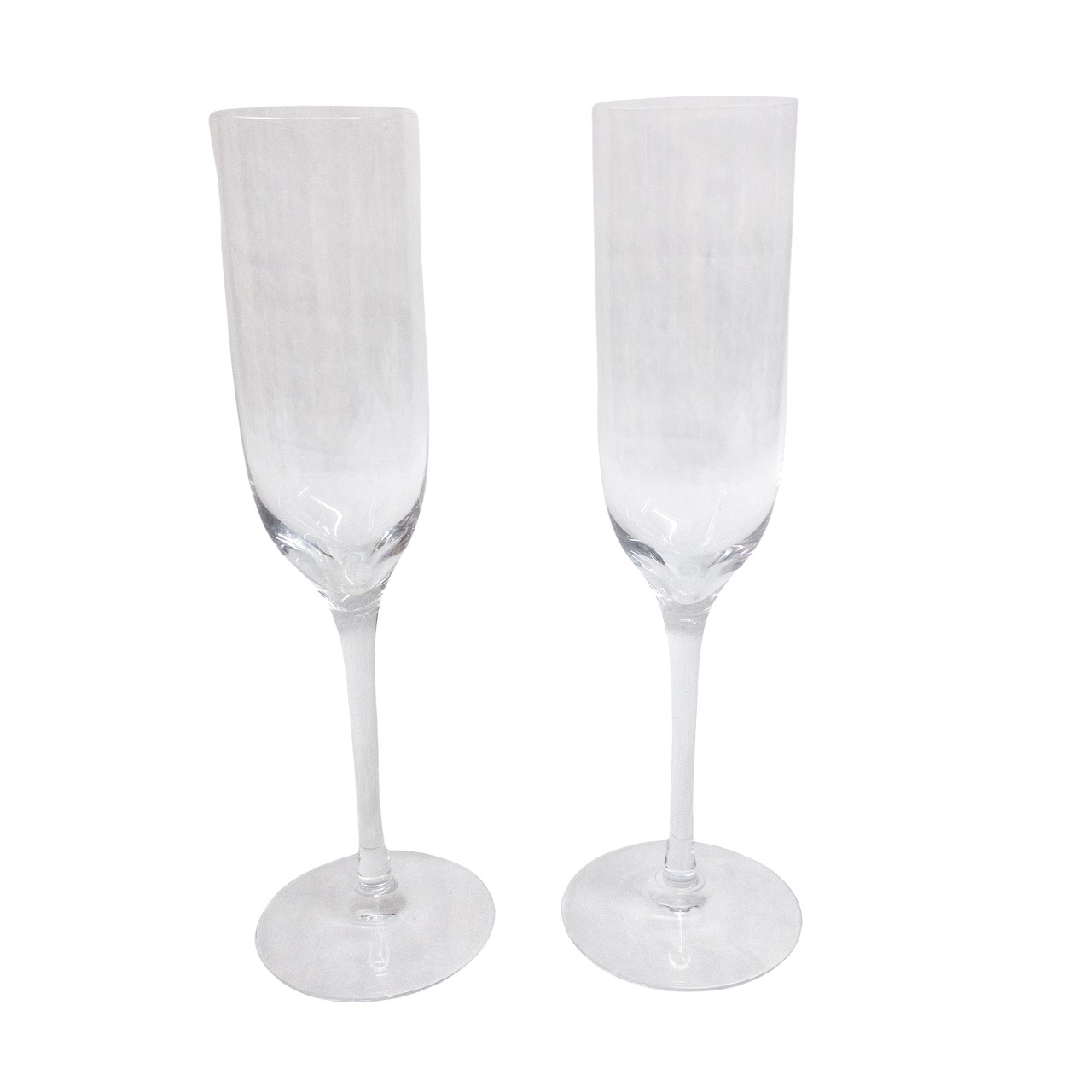 Tiffany & Co. Champagne Flute Pair