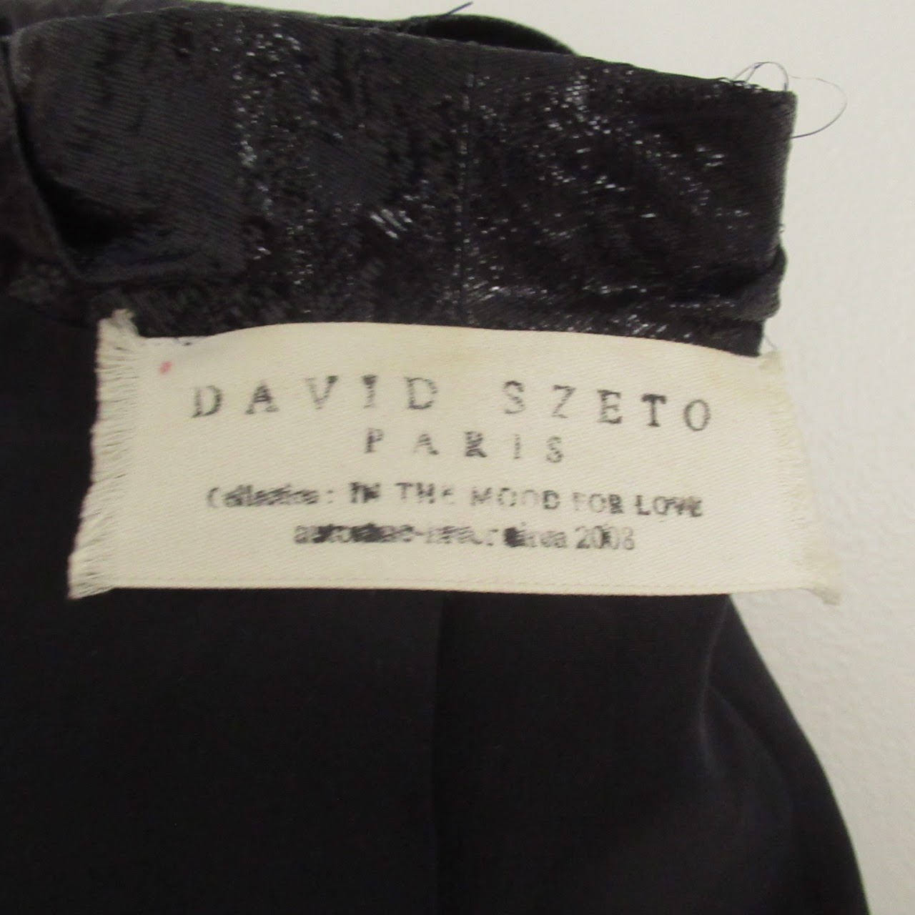 David Szeto Black Textured Jacket