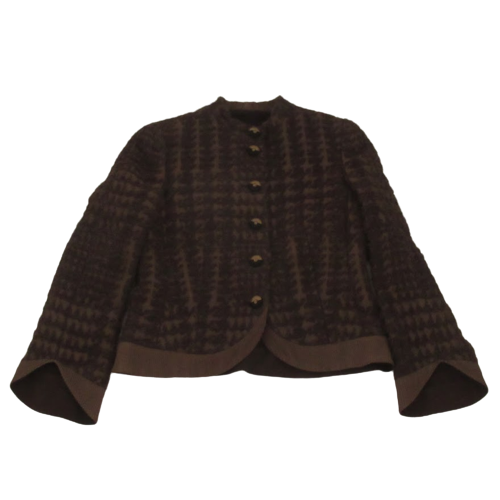 Giorgio Armani Textured Houndstooth Jacket