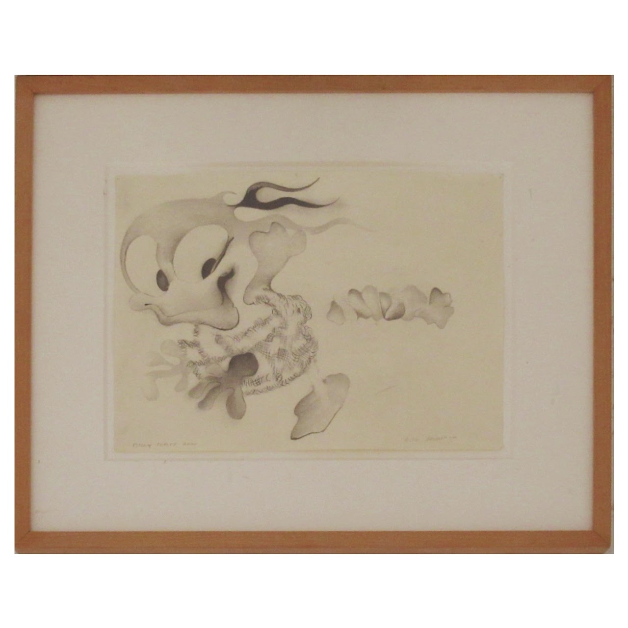 Billy Copely 'Untitled' Signed Drawing