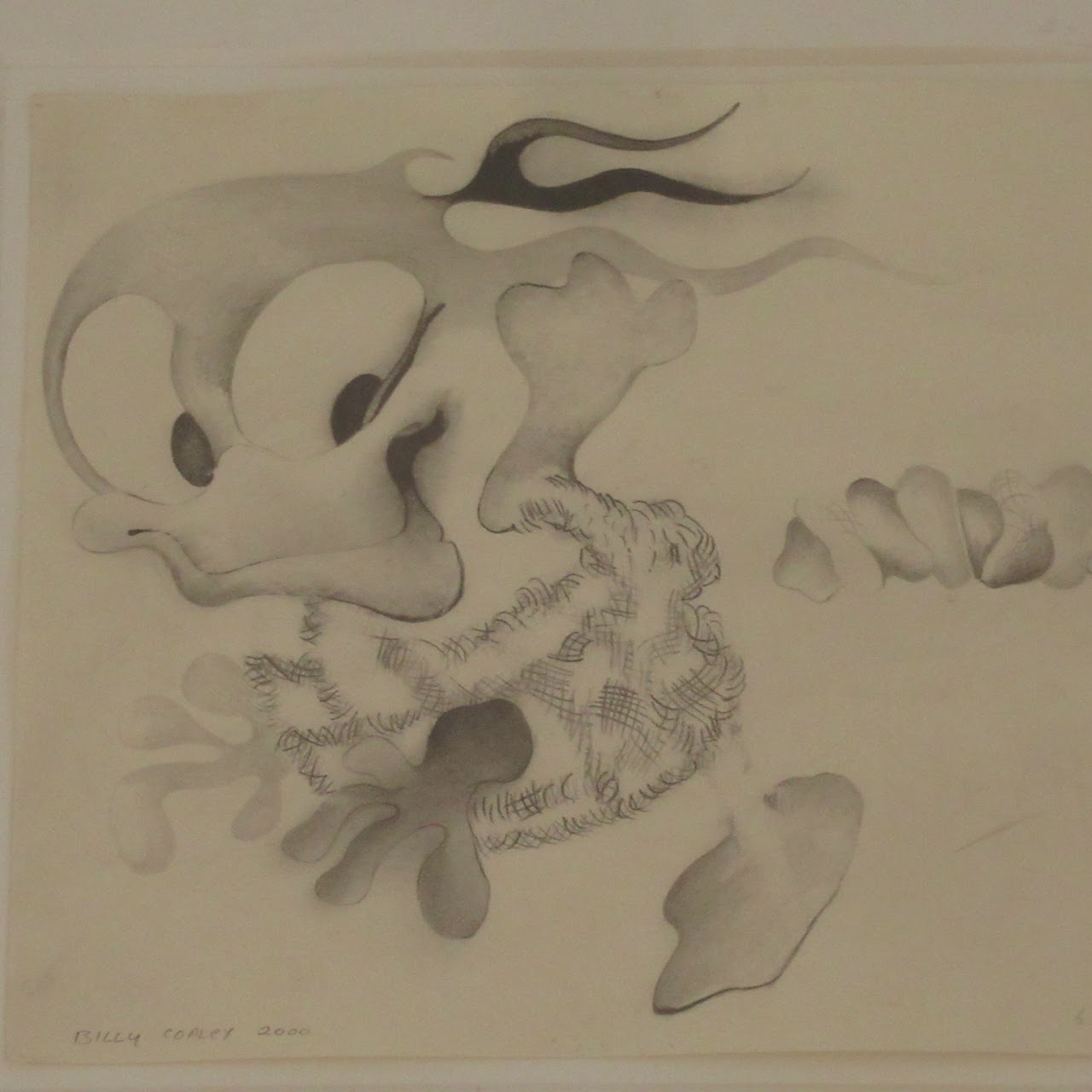 Billy Copely 'Untitled' Signed Drawing