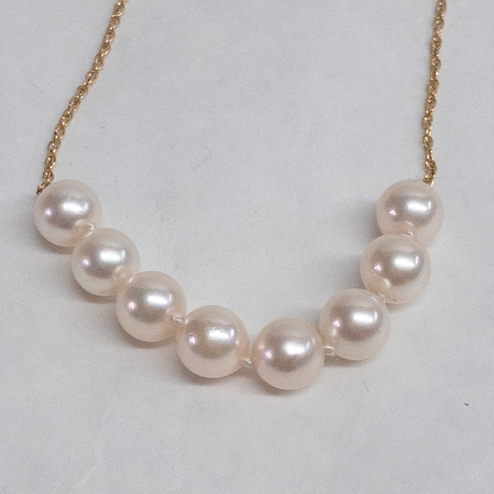 14K Gold Pearl Necklace