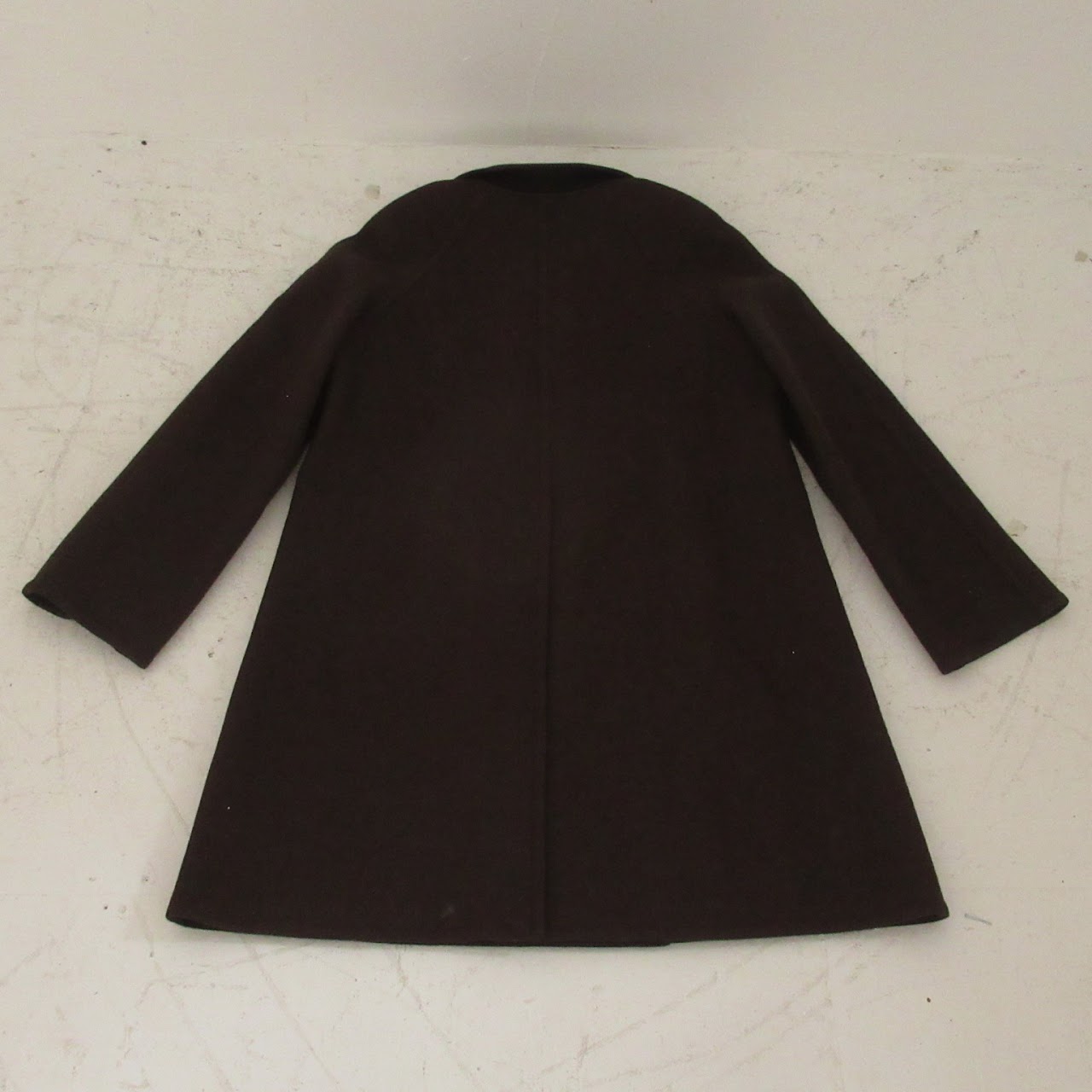 Hermès Brown Cashmere Blend Coat