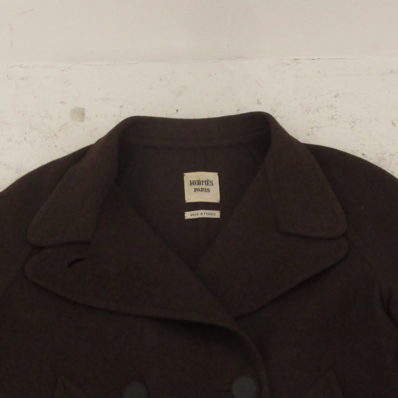 Hermès Brown Cashmere Blend Coat