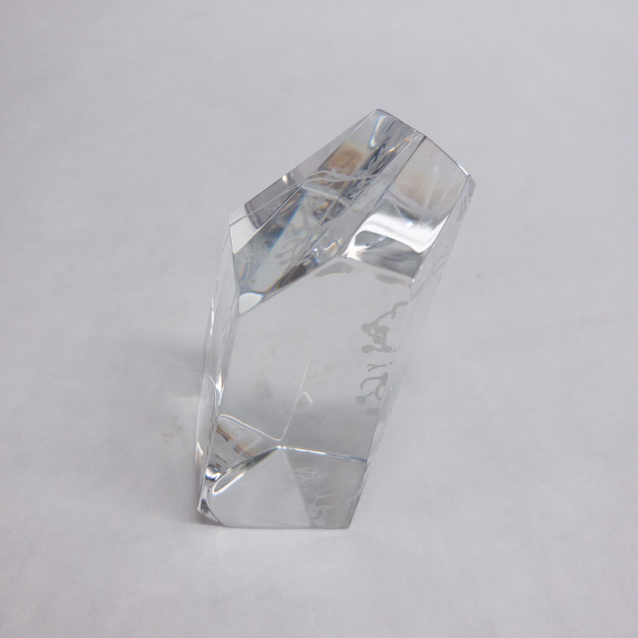 Baccarat Faceted Crystal Paperweight