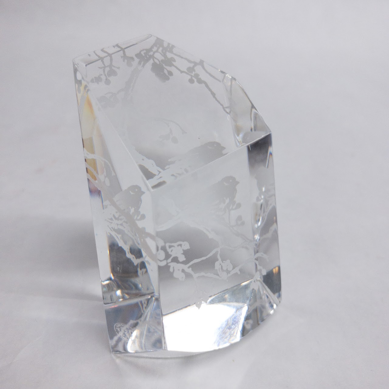 Baccarat Faceted Crystal Paperweight