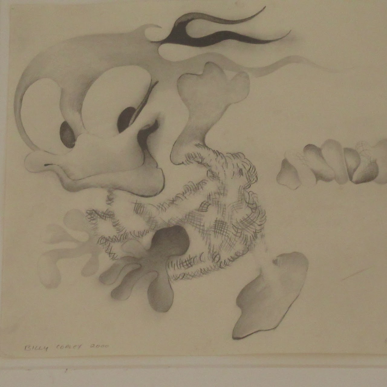 Billy Copely 'Untitled' Signed Drawing