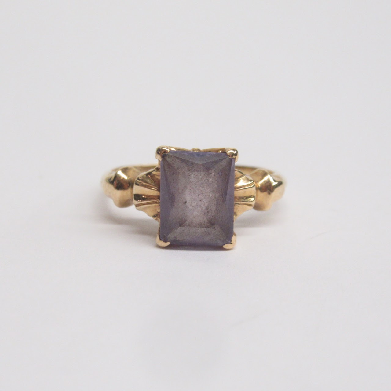 14K Gold and Amethyst Ring