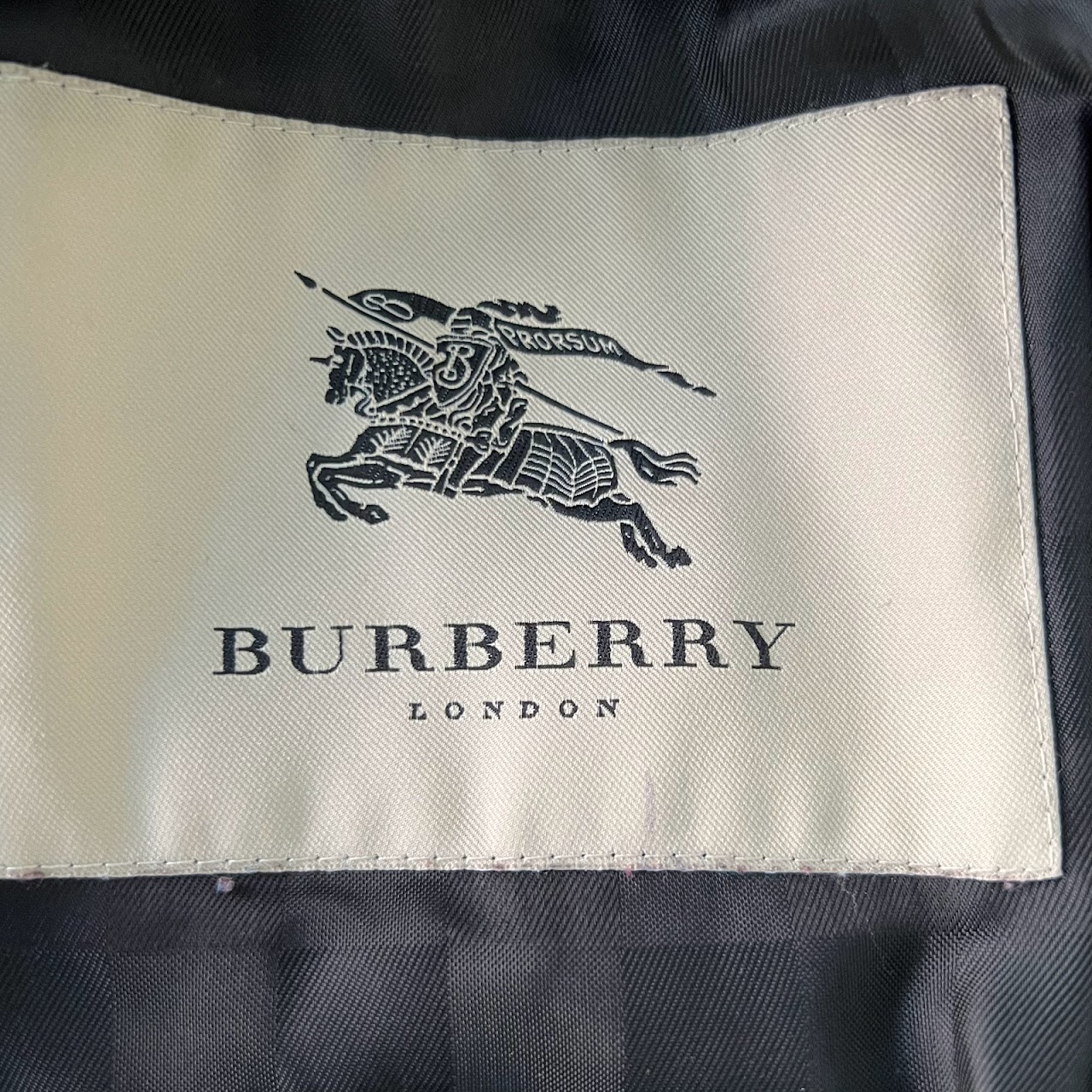 Burberry Black Puffer Coat