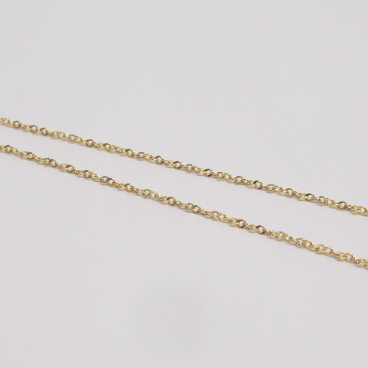 14K Gold Infinity Pendant Necklace