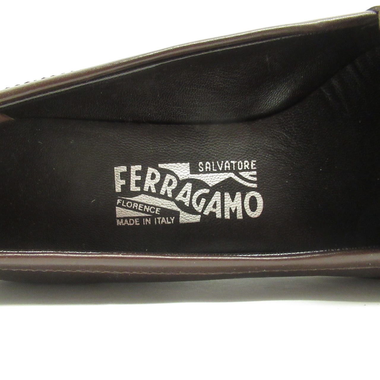 Salvatore Ferragamo Brown Leather Loafers