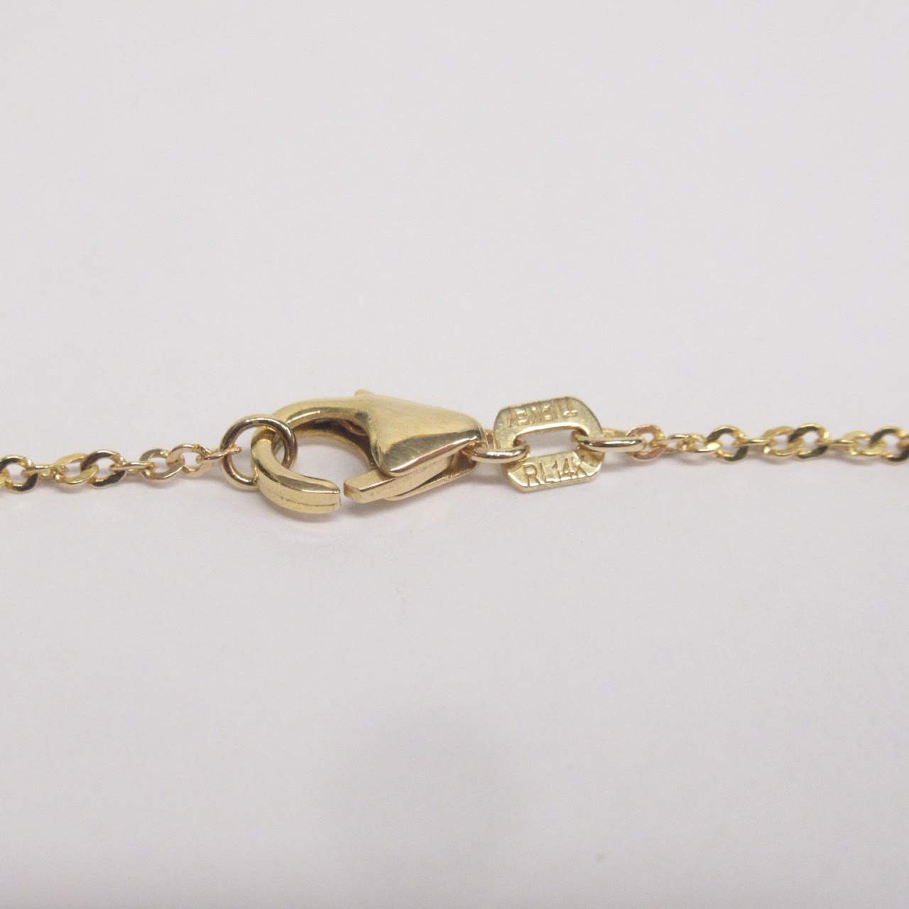 14K Gold Infinity Pendant Necklace