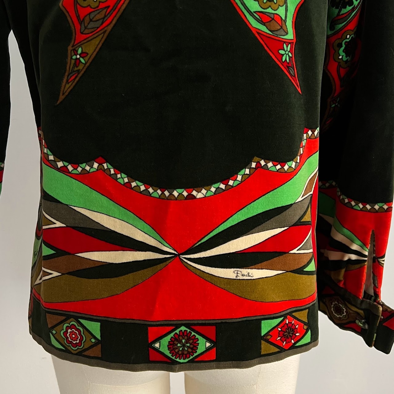 Emilio Pucci for Saks Fifth Avenue Vintage Velvet Jacket