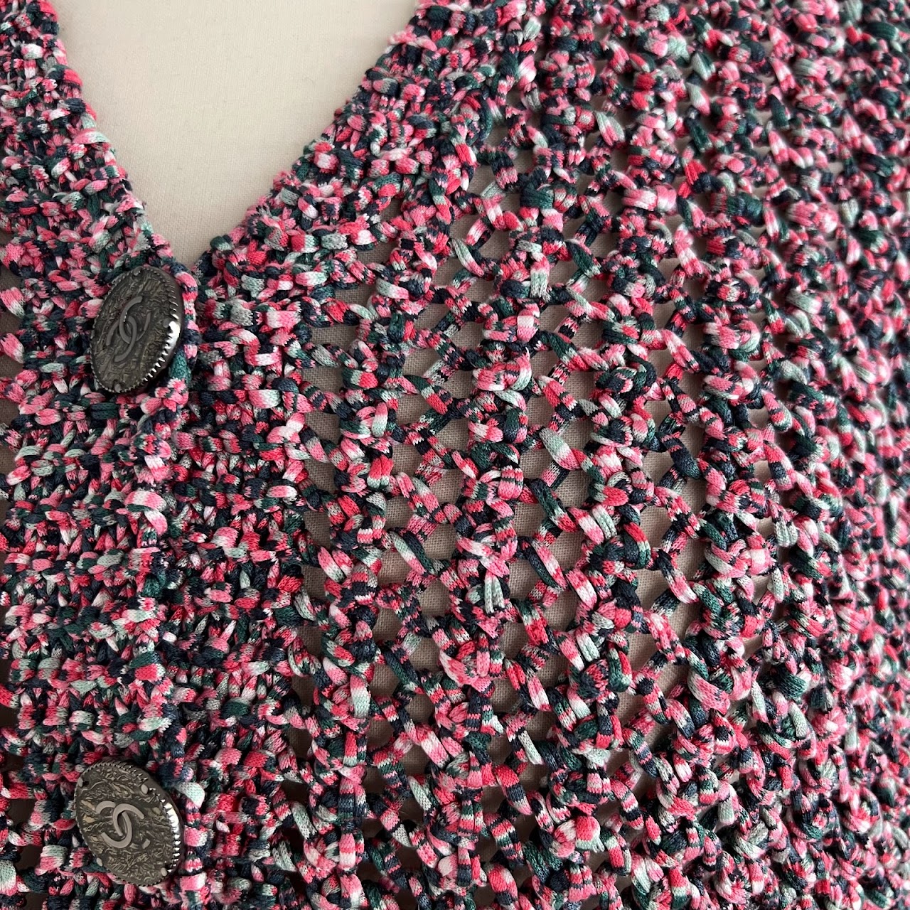 Chanel Crocheted Cotton Blazer