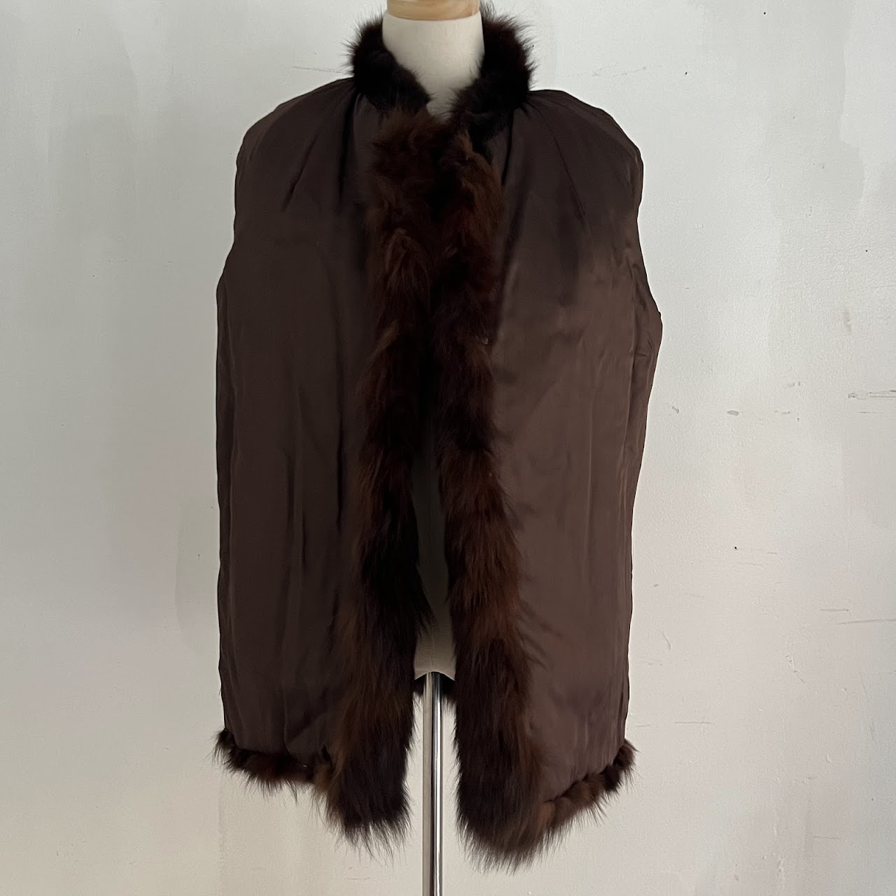 Mink and Rabbit Patchwork Fur Coat