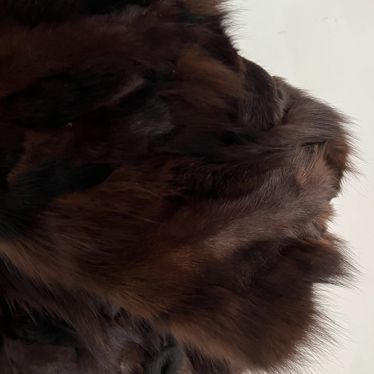 Mink and Rabbit Patchwork Fur Coat