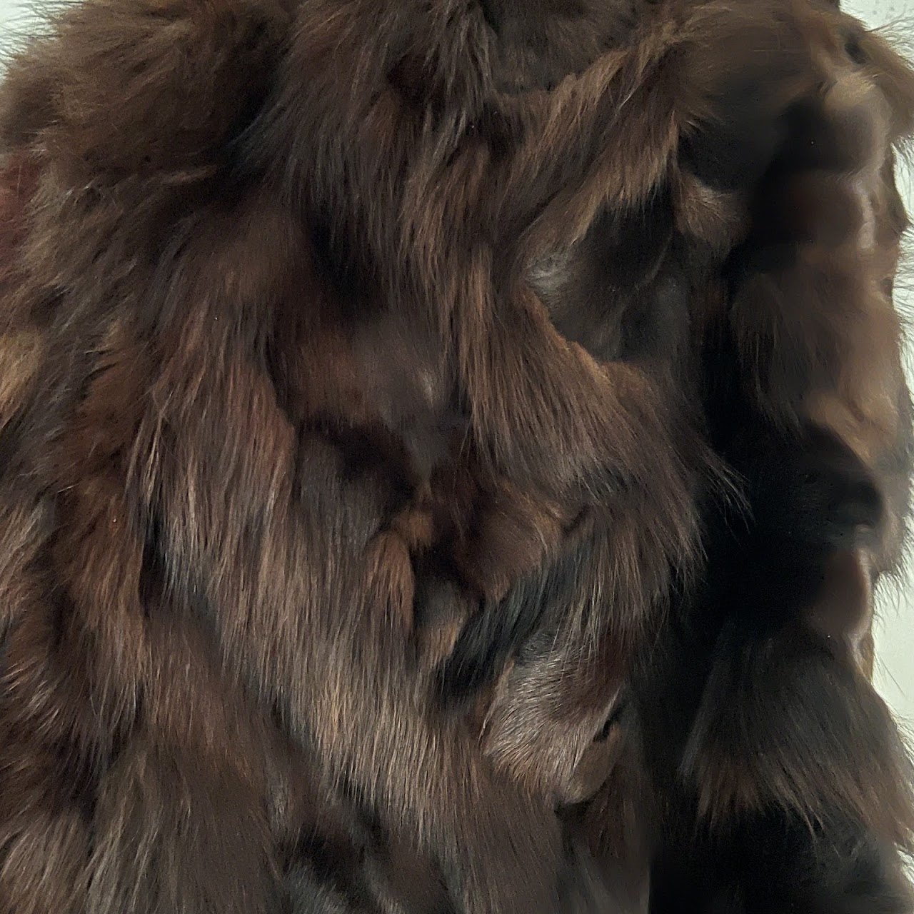 Mink and Rabbit Patchwork Fur Coat