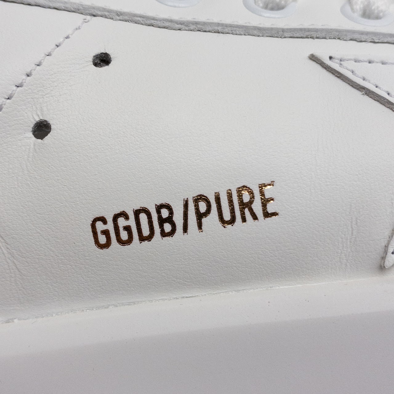 Golden Goose NEW Pure New White and Silver Sneakers