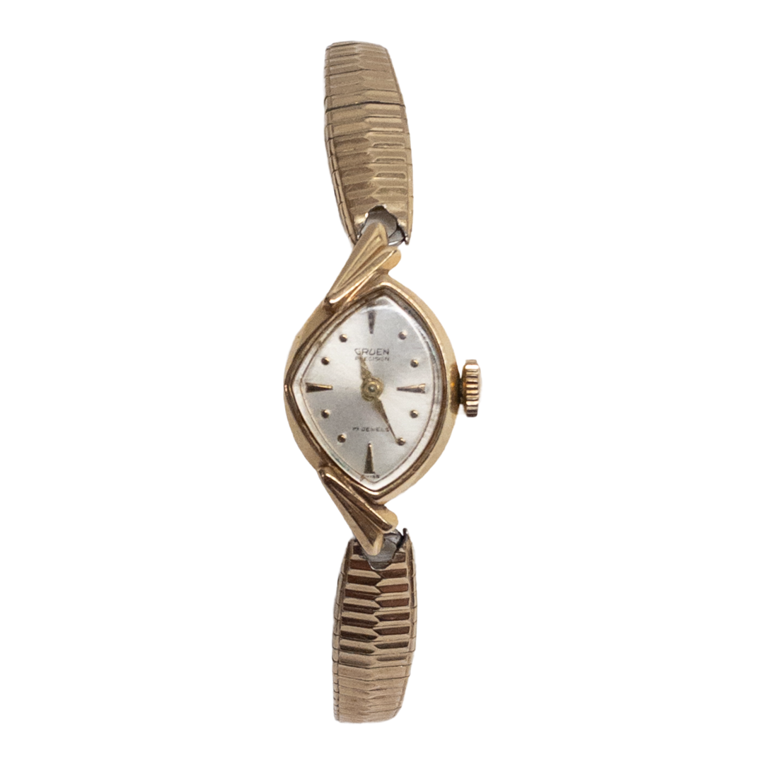 14K Gold Gruen Precision Vintage Watch