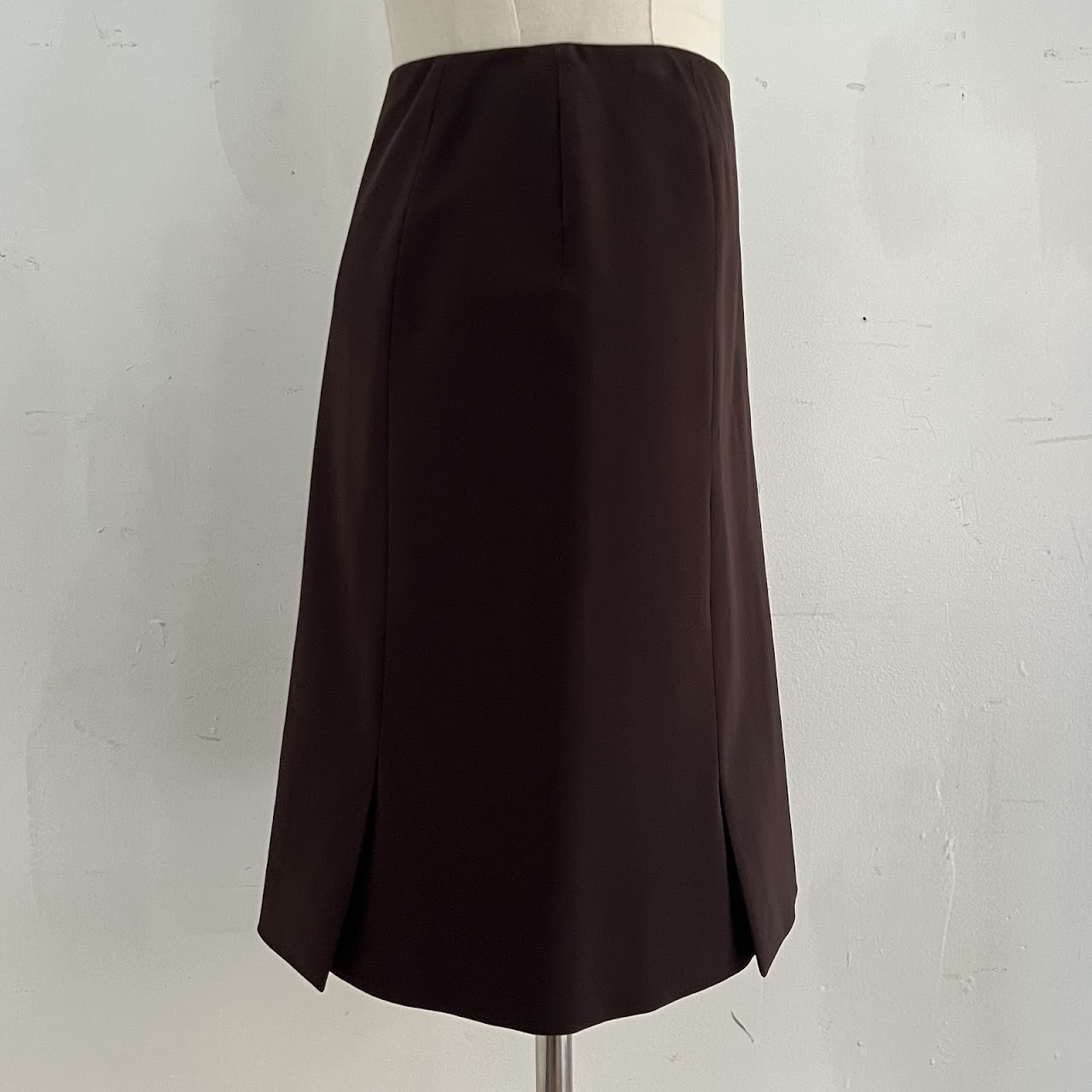 Prada Chocolate Brown Skirt