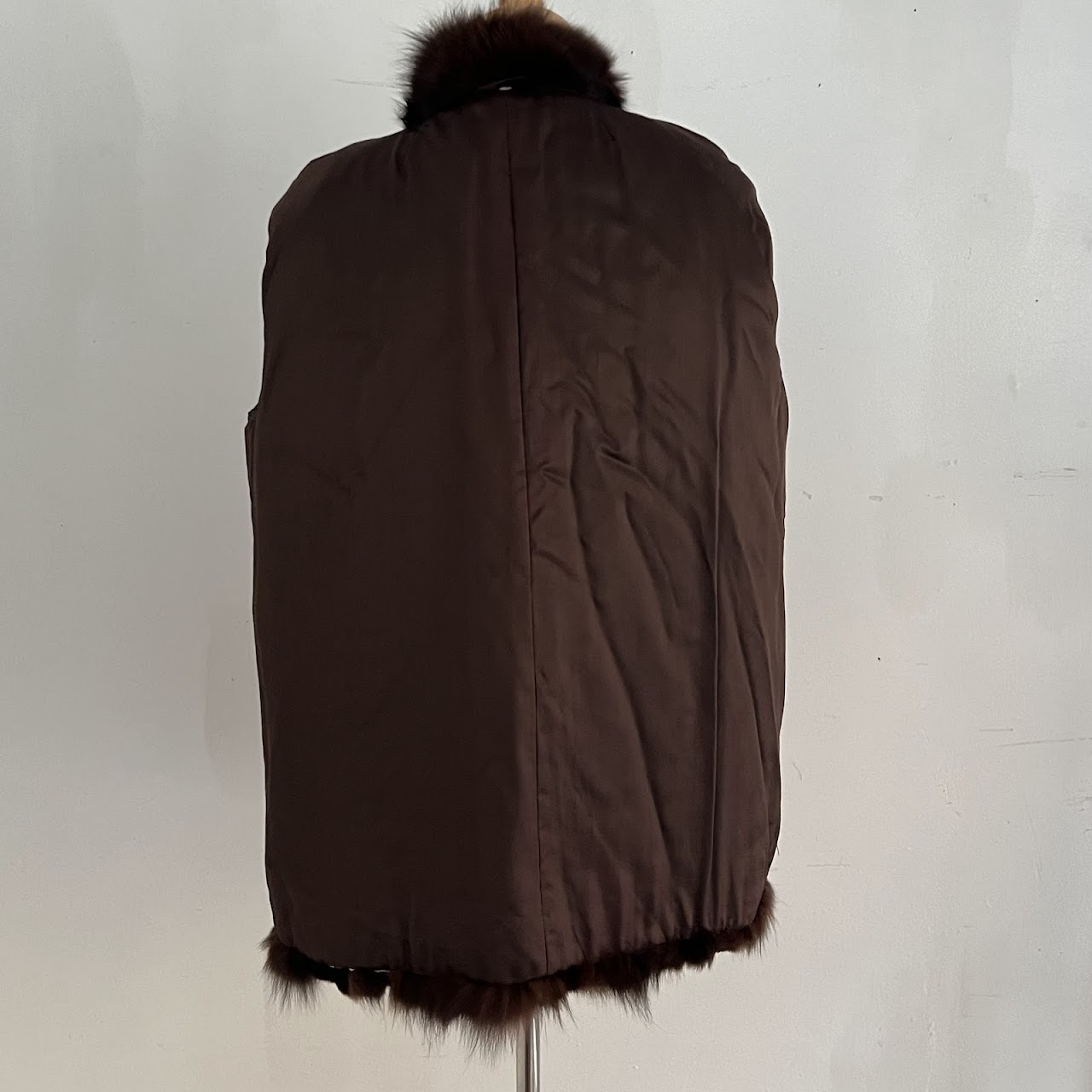 Mink and Rabbit Patchwork Fur Coat