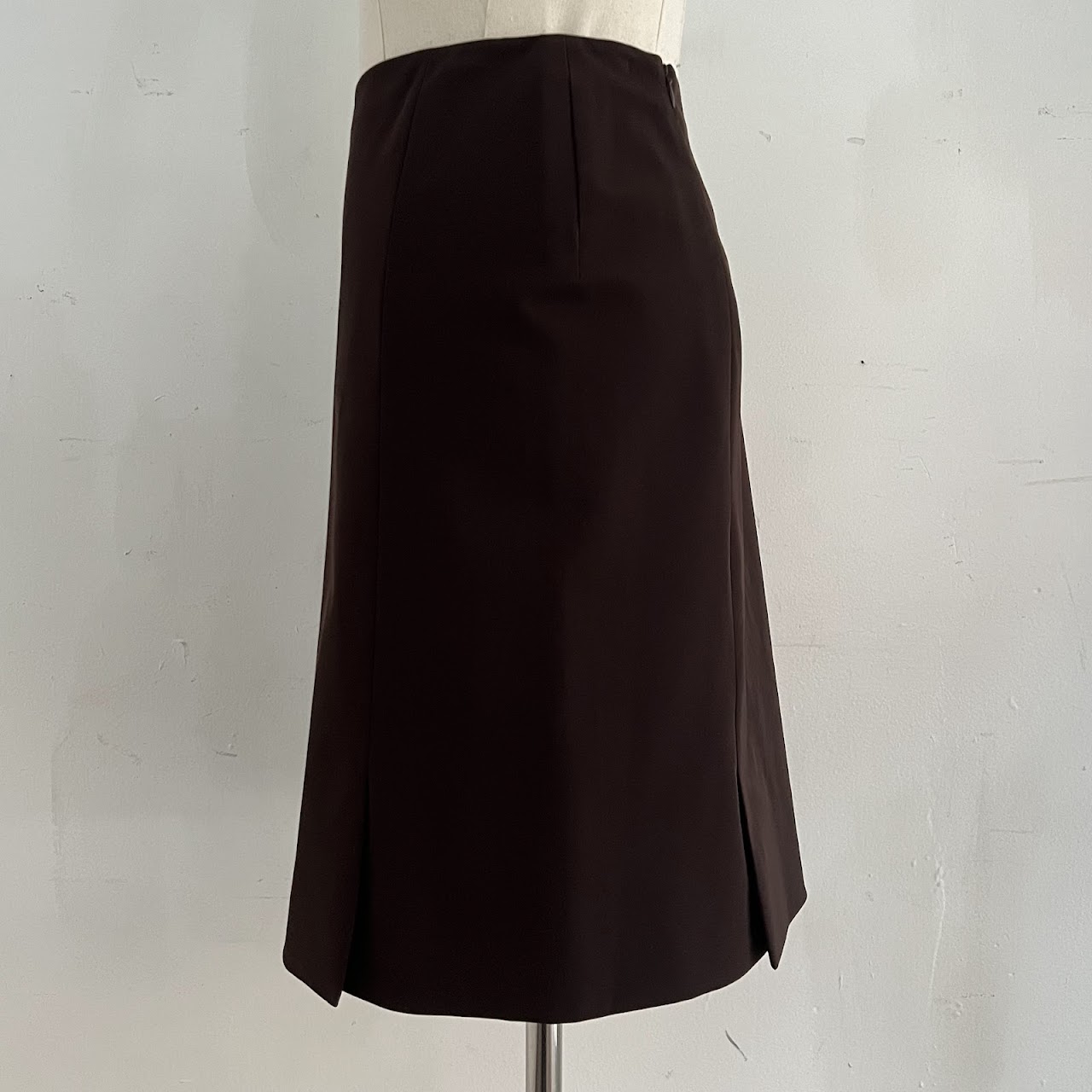 Prada Chocolate Brown Skirt