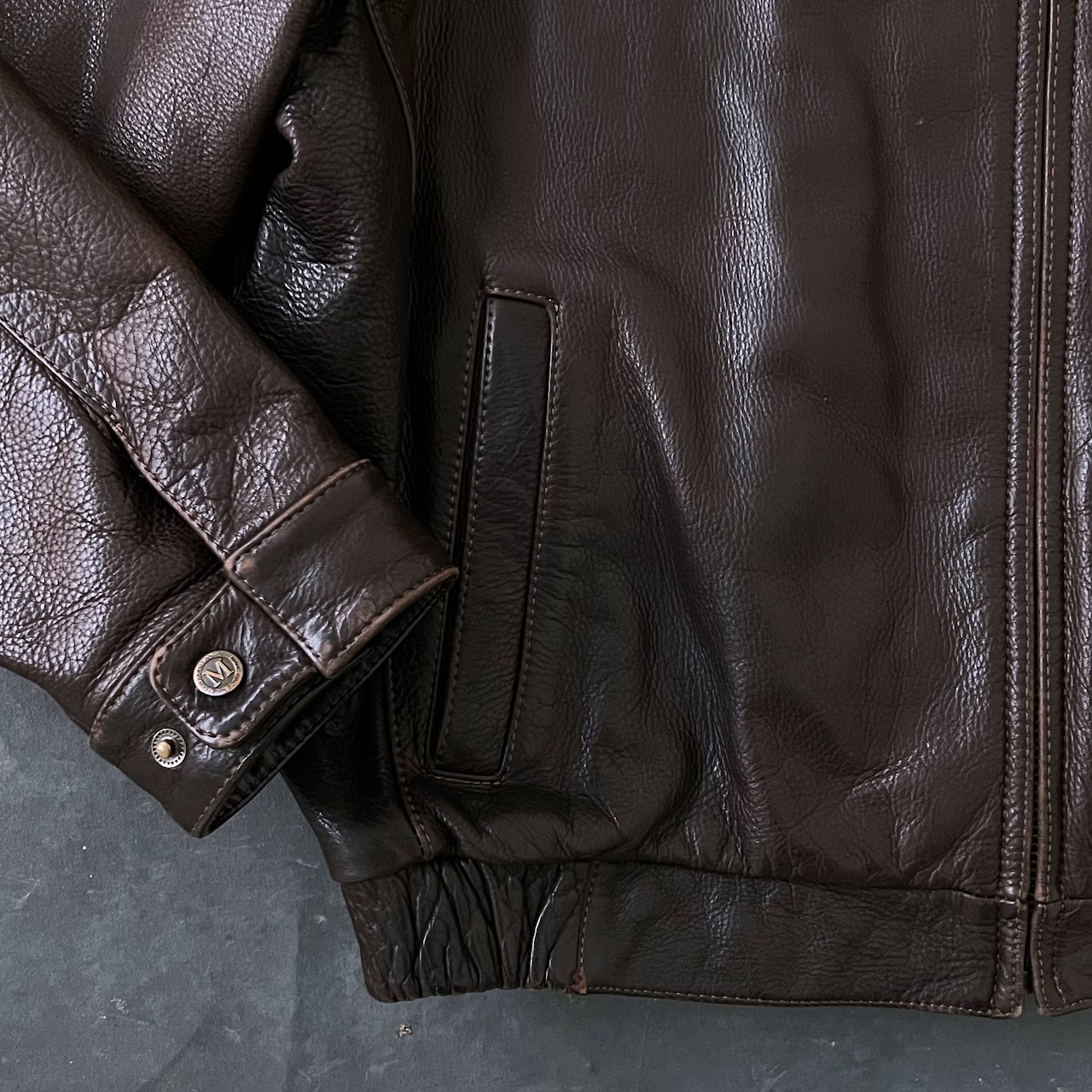 Andrew Marc Marc New York Leather Jacket