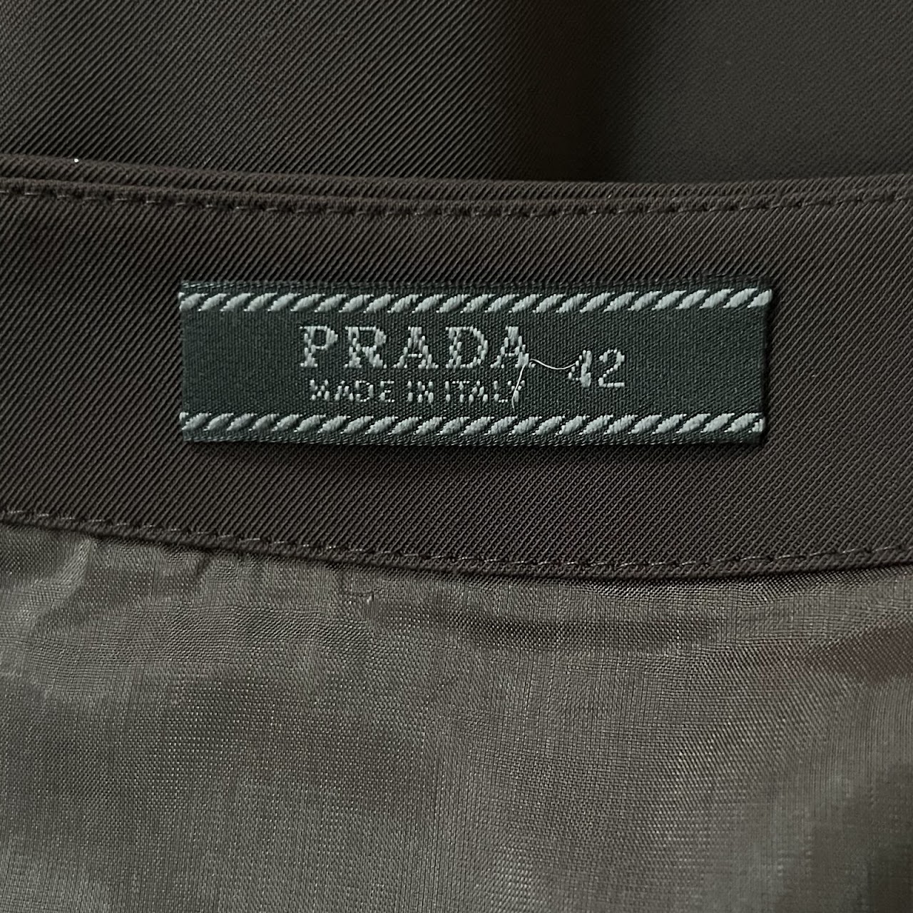 Prada Chocolate Brown Skirt