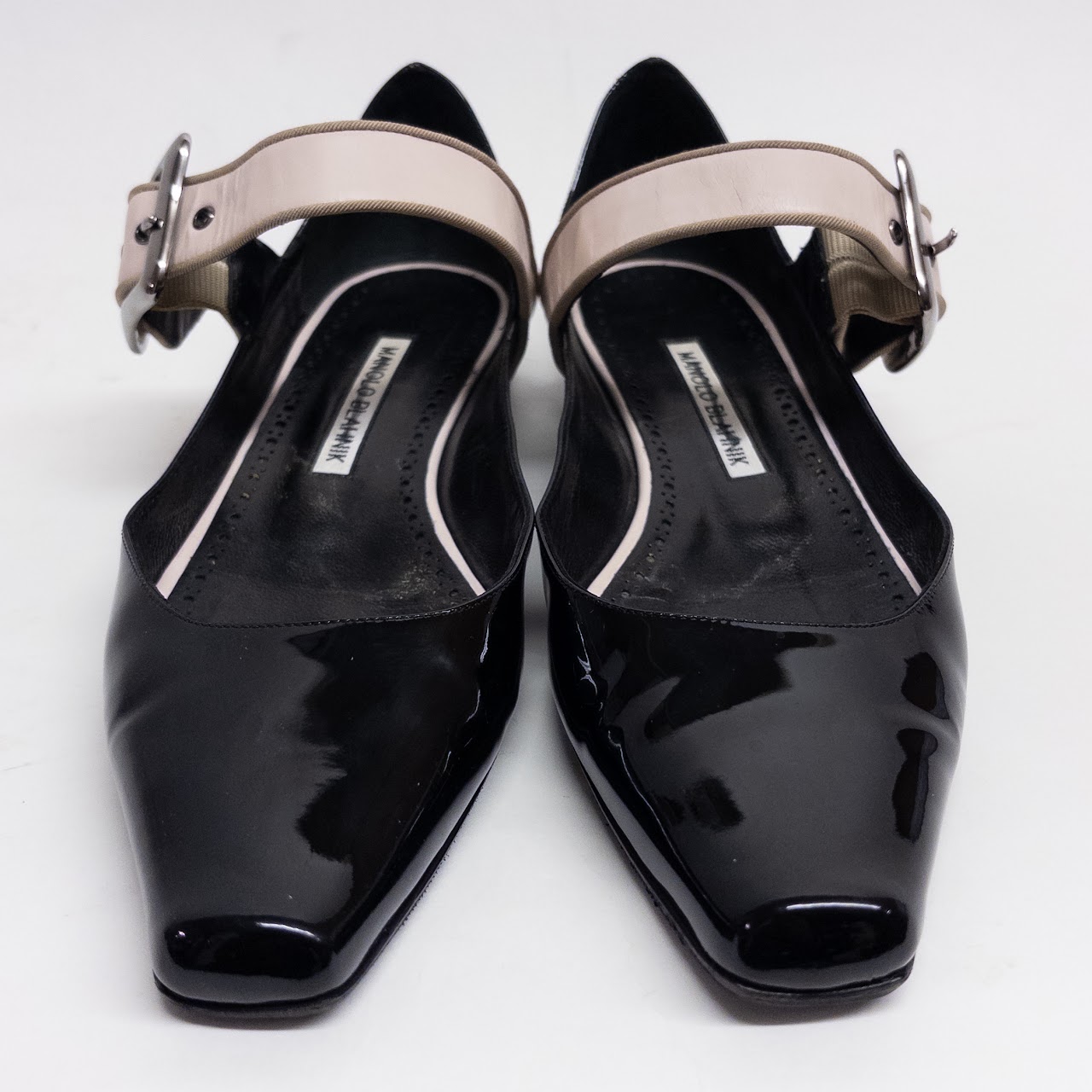 Manolo Blahnik Patent Leather Flats