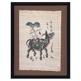 Vietnamese Ðông Hồ Woodcut Painting #2