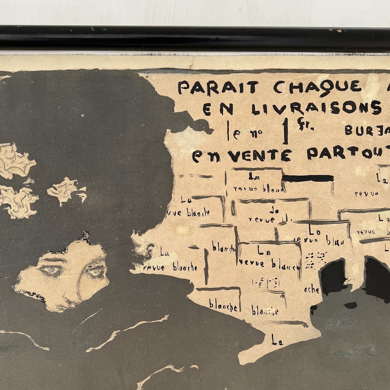 Pierre Bonnard 'La Revue Blanche' 19th C. Lithograph Poster