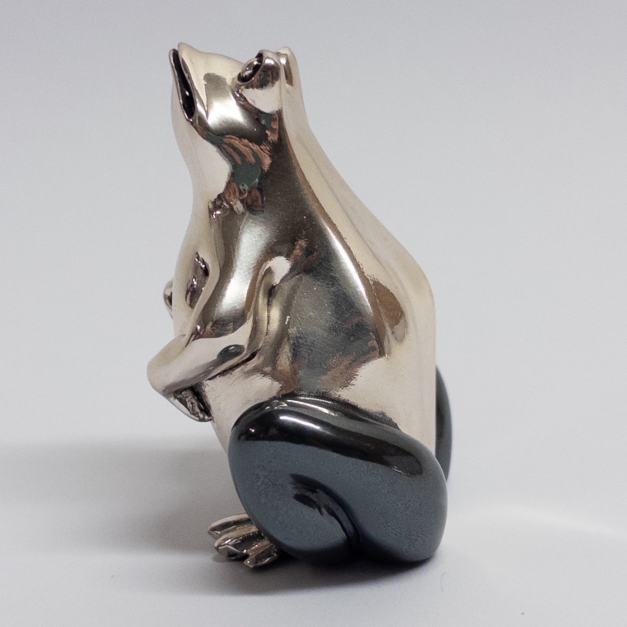 Sterling Silver Clad Hazorfim Frog Miniature