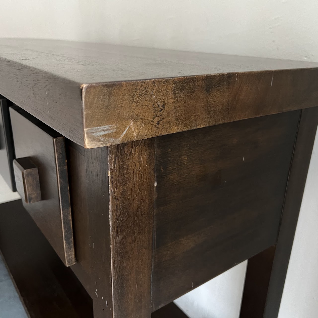 Contemporary Four Drawer Hall Table