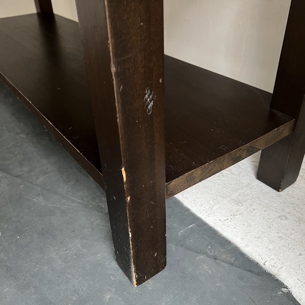 Contemporary Four Drawer Hall Table