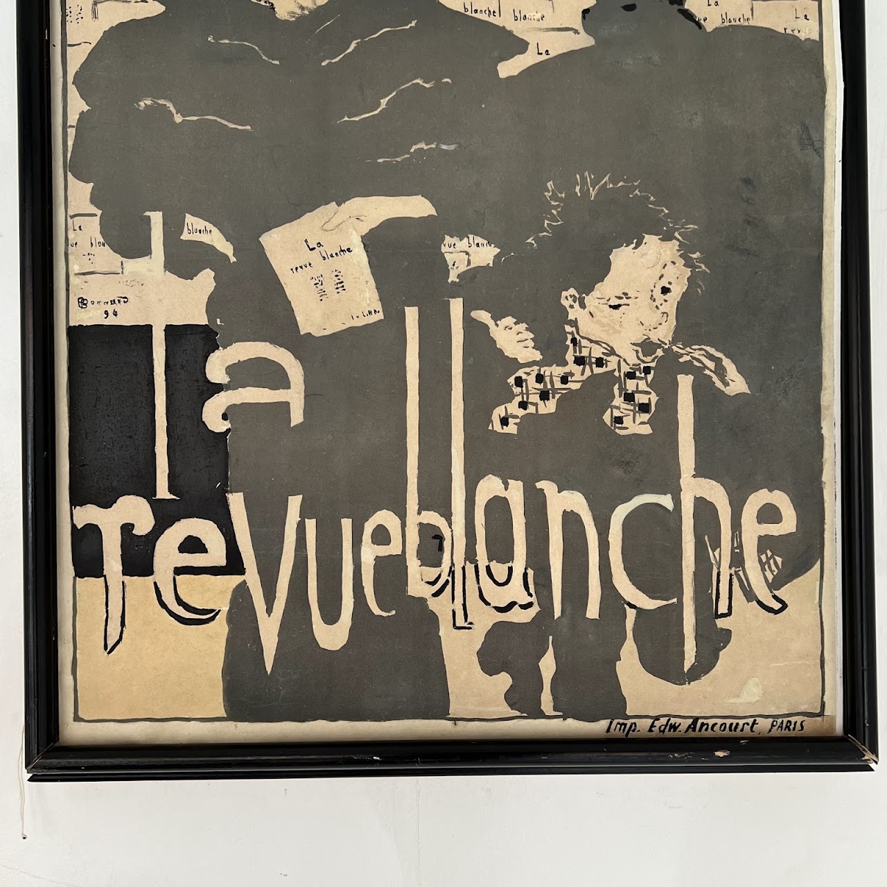 Pierre Bonnard 'La Revue Blanche' 19th C. Lithograph Poster